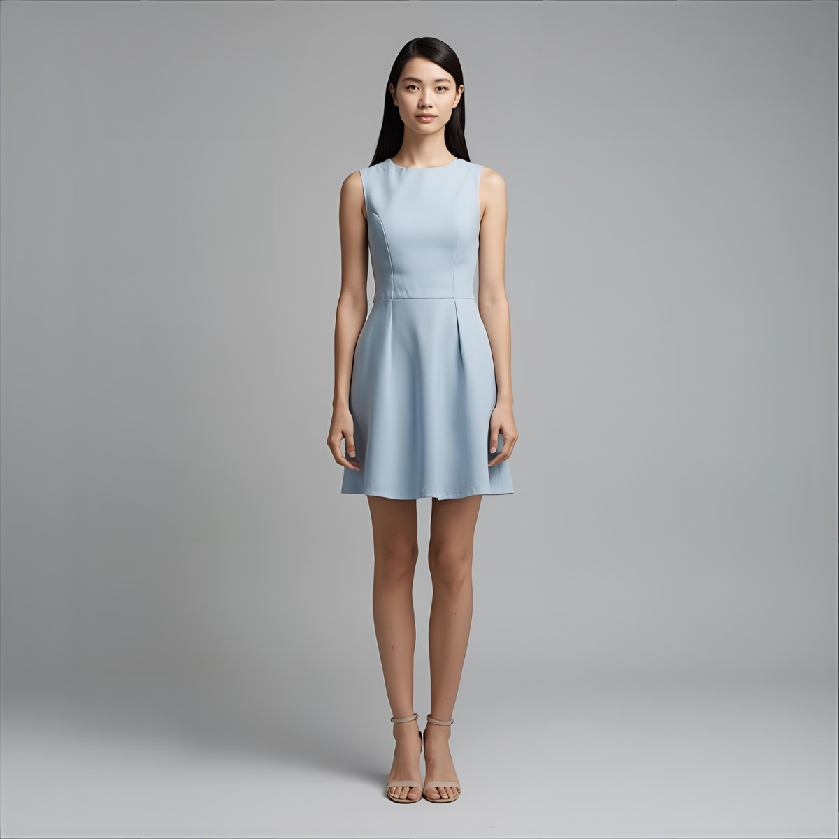 CELESTRA | Blue Modern Chic Dress