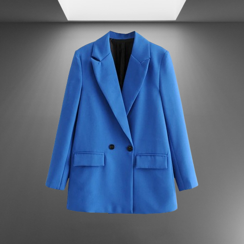 Timeless Double-Breasted Blazer for Women's Professional Wear