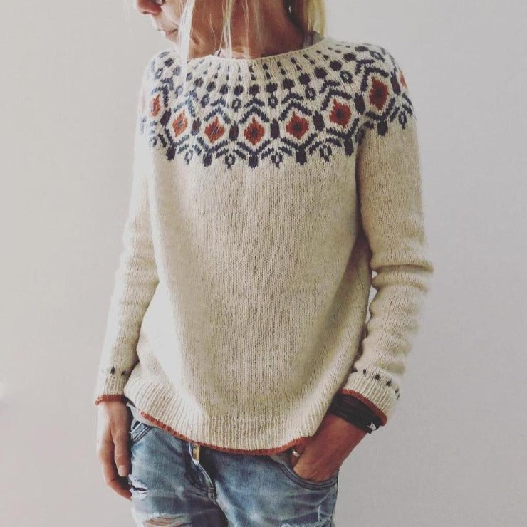 Handcrafted Artisan Knit Sweater