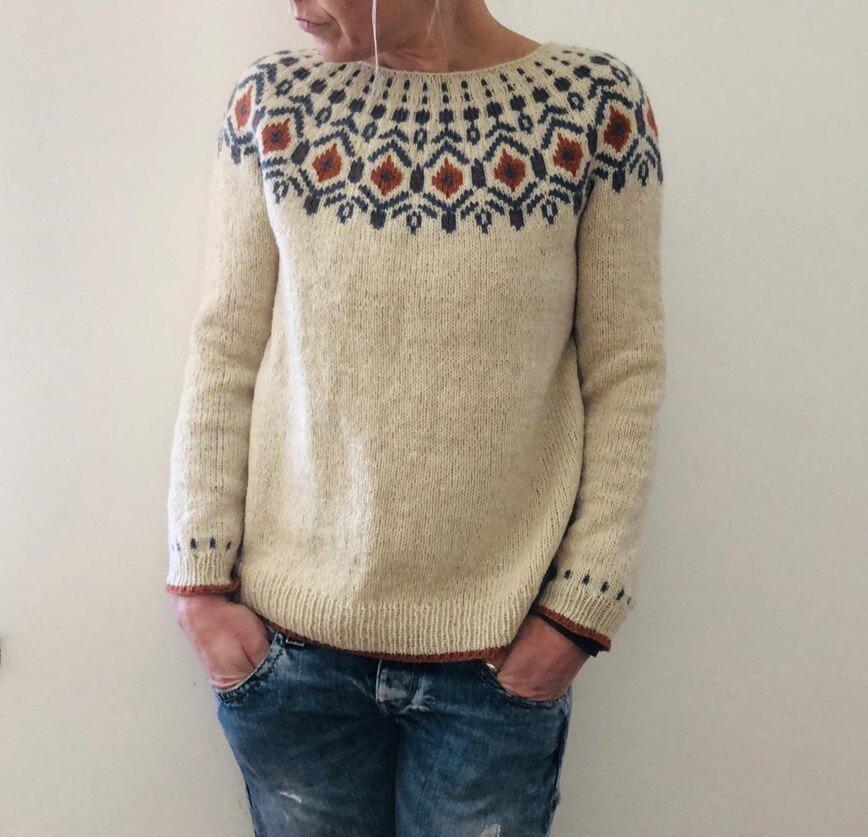 Handcrafted Artisan Knit Sweater