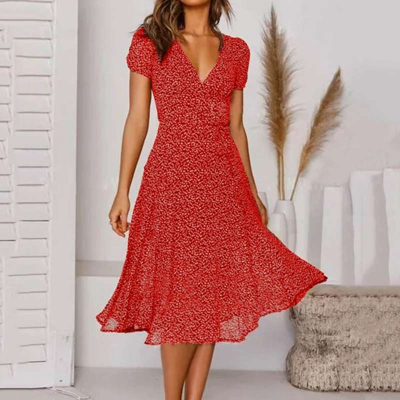 Everyday Comfort Casual Midi Dress