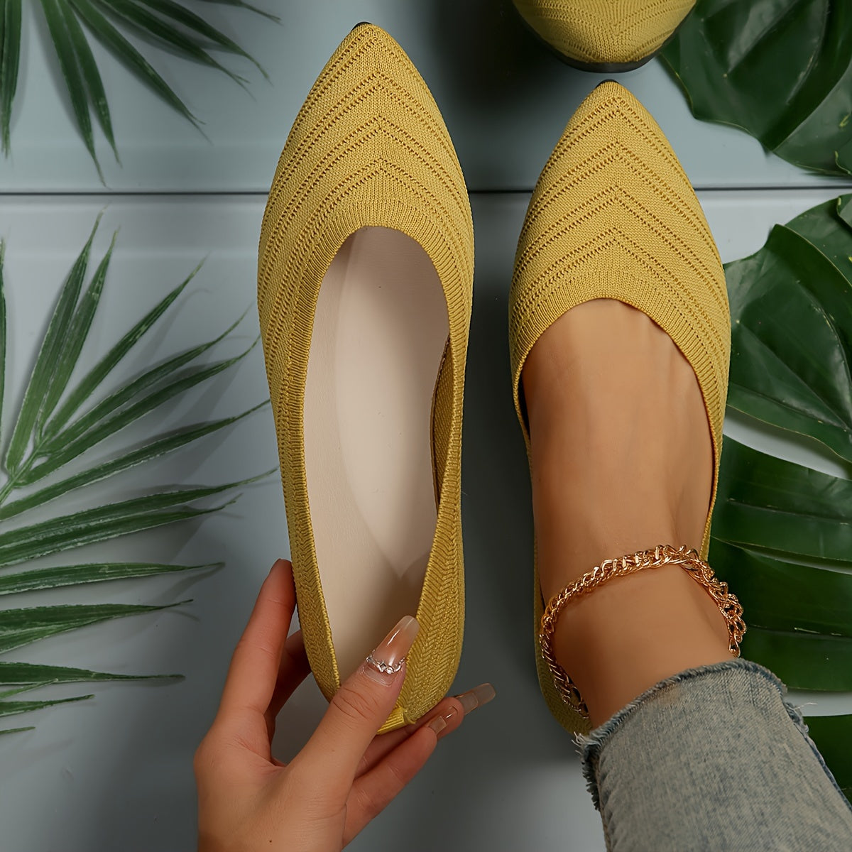 Cozy Women's Slip-On Ballet Flats