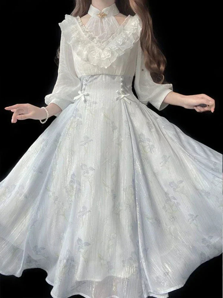 Belle Époque Couture Collection: Elegance Midi Dress