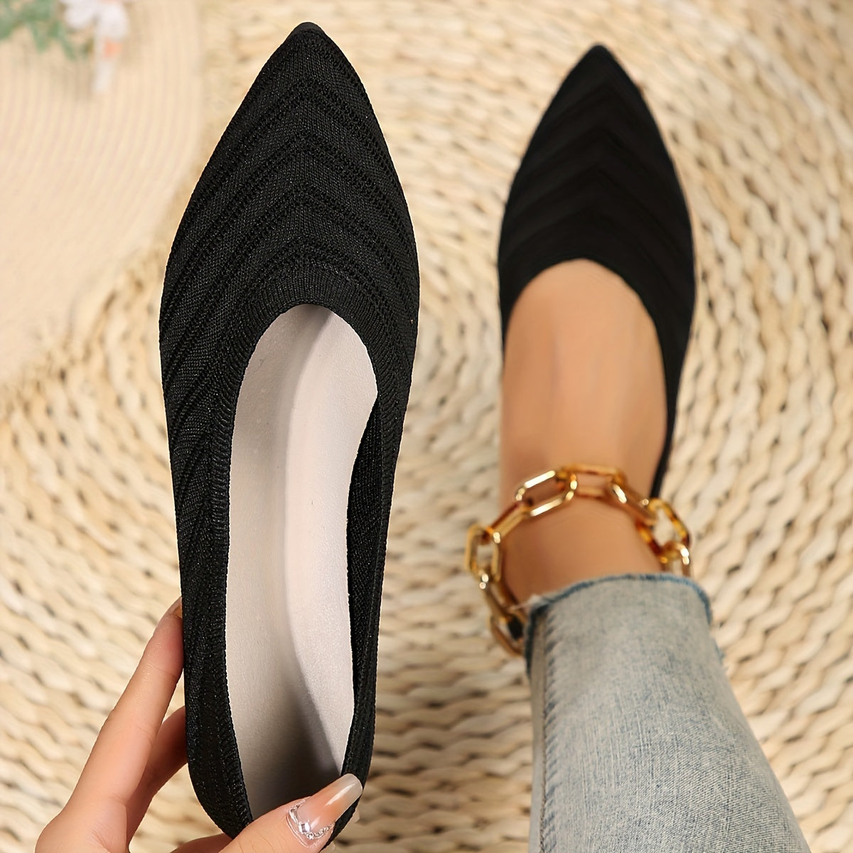 Cozy Women's Slip-On Ballet Flats