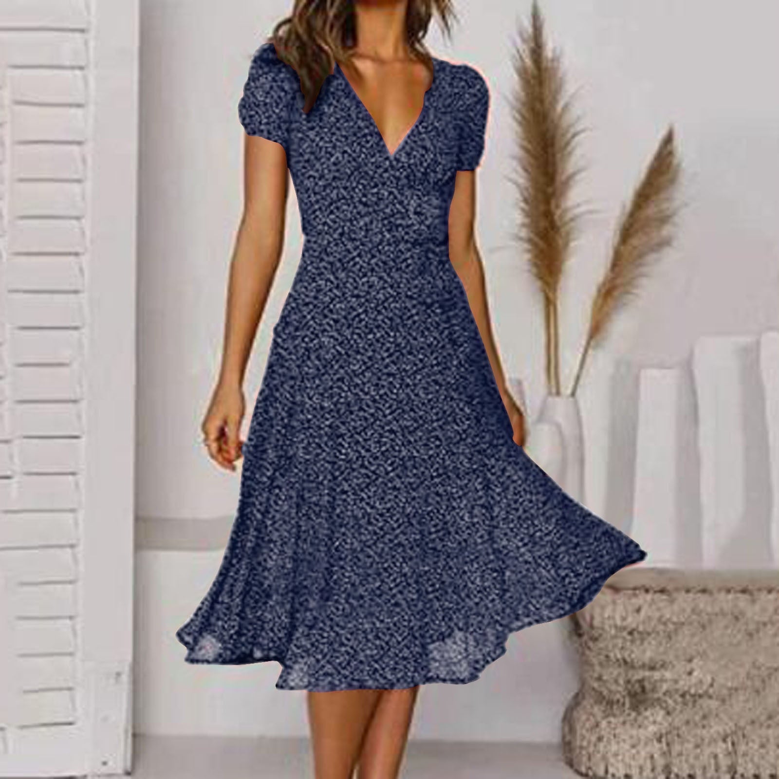 Everyday Comfort Casual Midi Dress