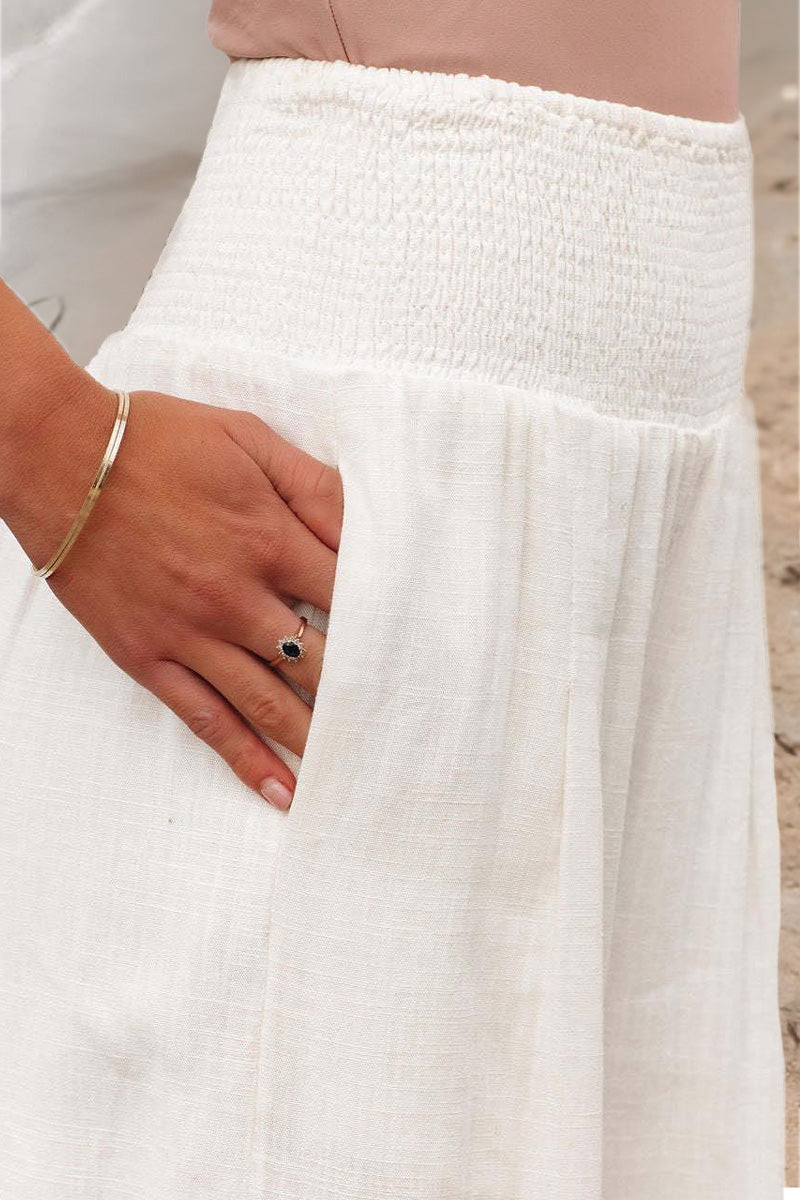 Chic Women's Stretchy Palazzo Trousers