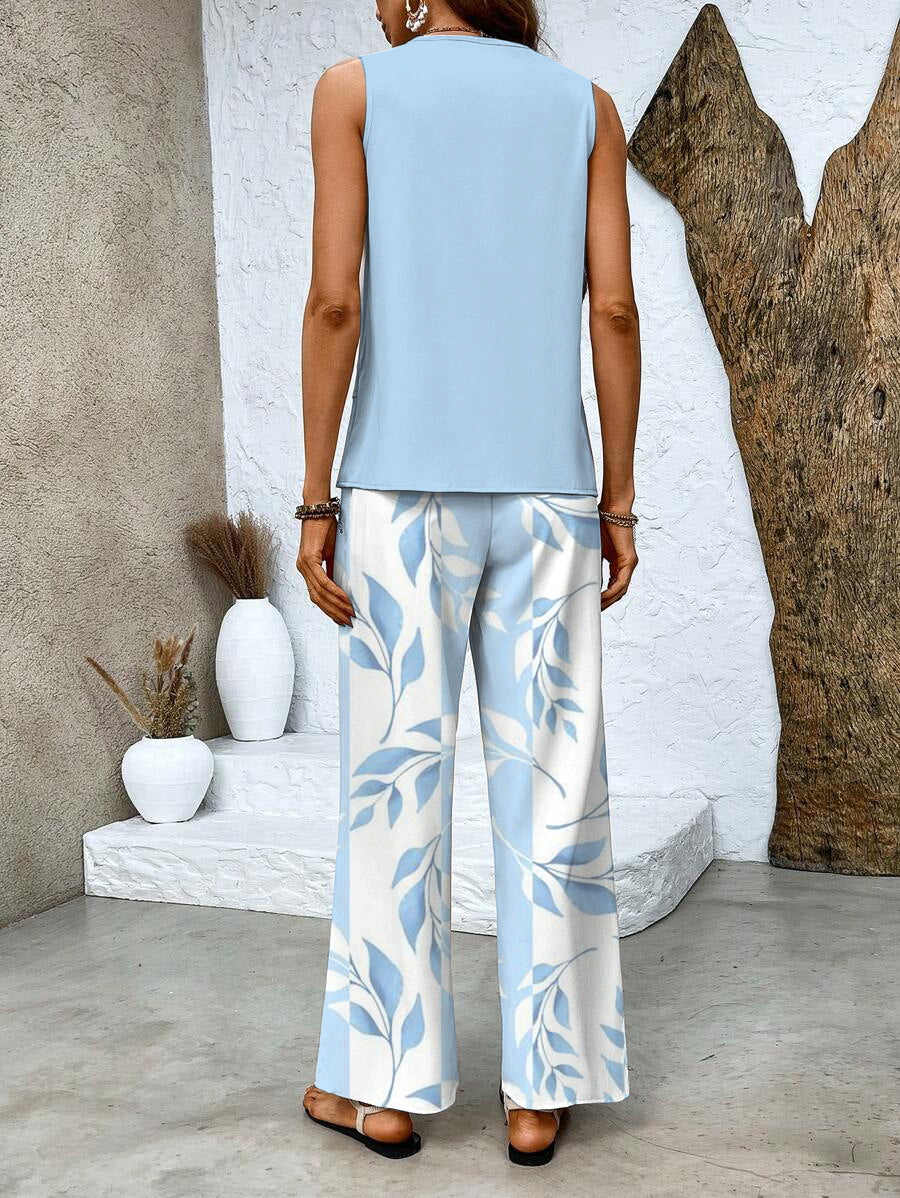 Chic Two-Piece Summer Ensemble