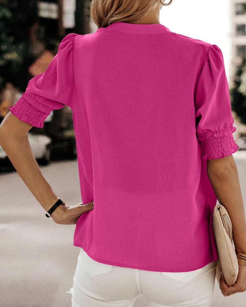 Short Sleeve V-Neck Tee