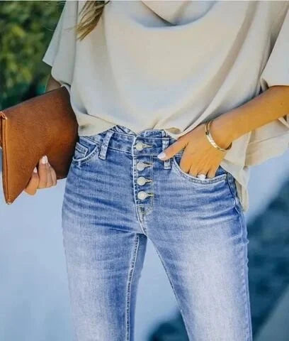Flexible Women's Denim Jeans