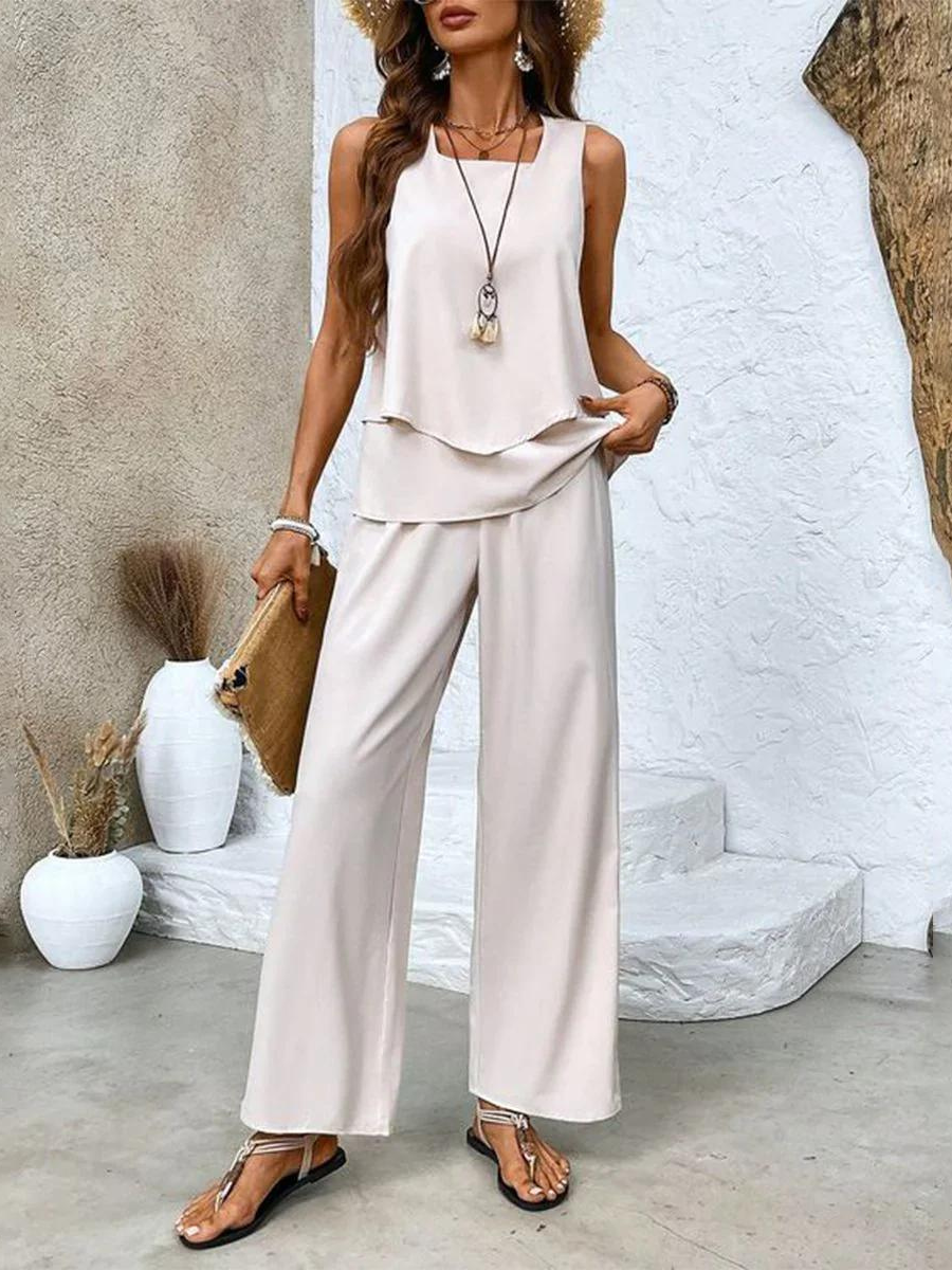 Chic Two-Piece Summer Ensemble