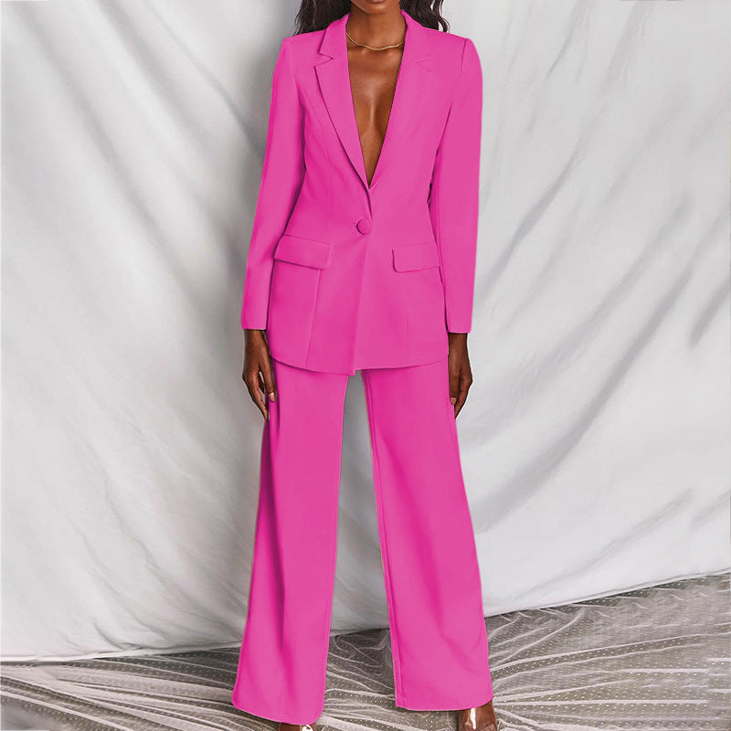 Hayley - Stylish Women's Two-Piece Blazer and Trousers Set