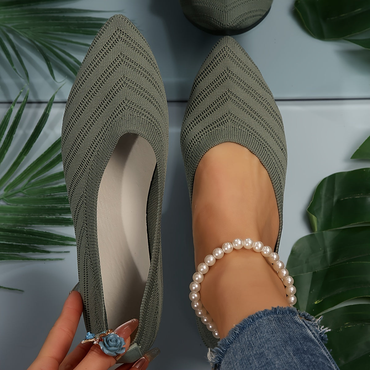 Cozy Women's Slip-On Ballet Flats