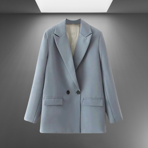 Timeless Double-Breasted Blazer for Women's Professional Wear