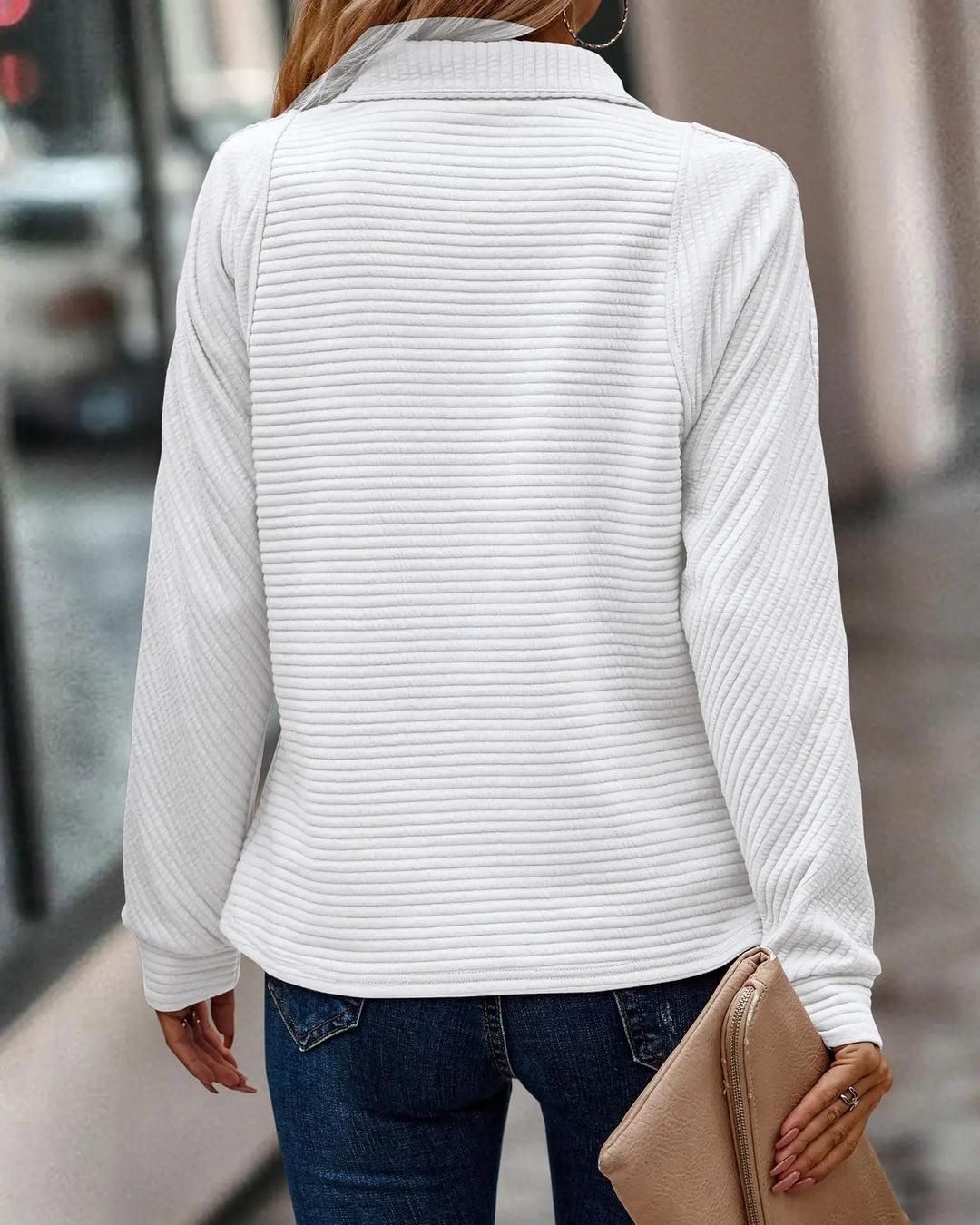 Scarlett Women's V-Neck Knit Pullover