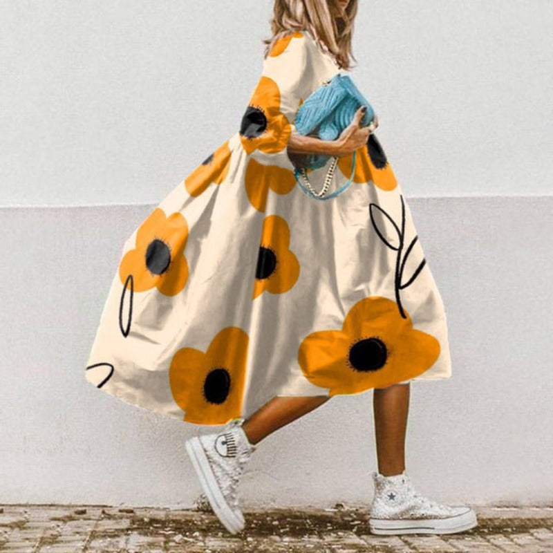 Floral Print Summer Dress