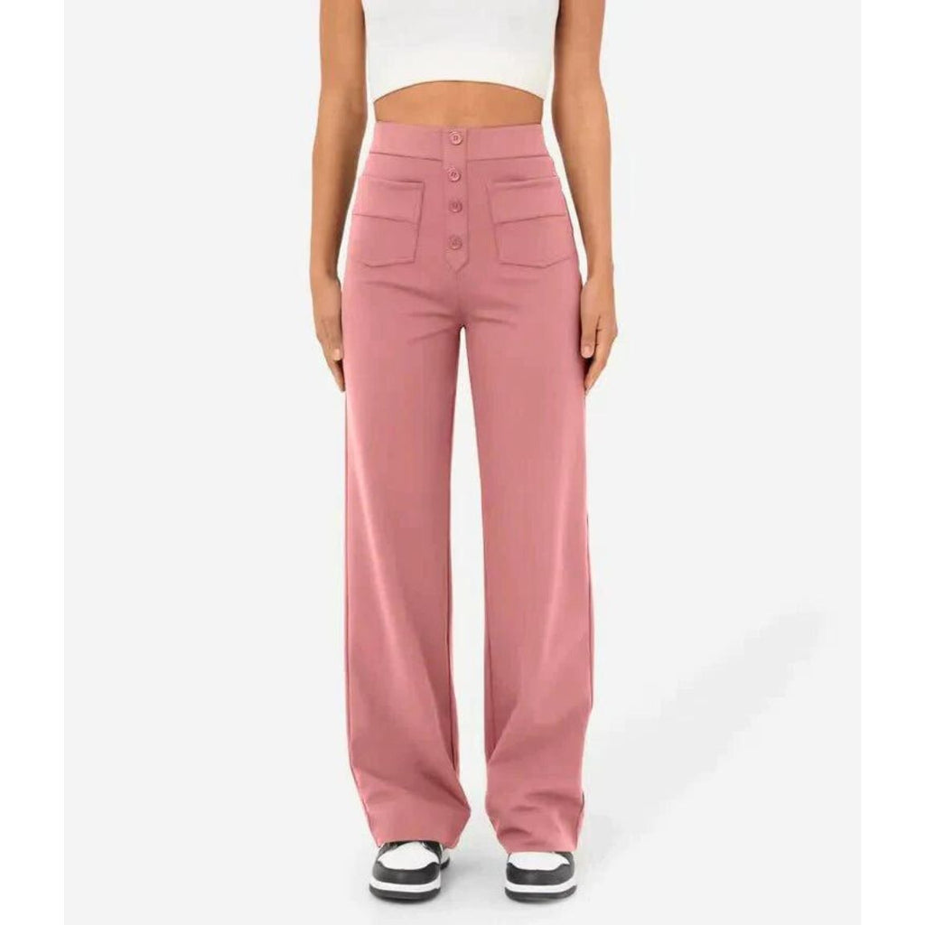 Versatile High-Waisted Stretch Pants