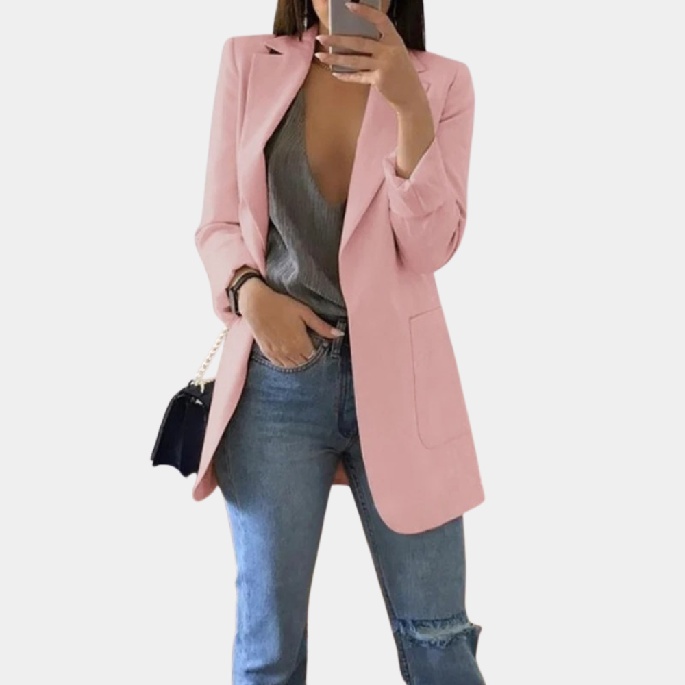 Relaxed Fit Casual Blazer for Women