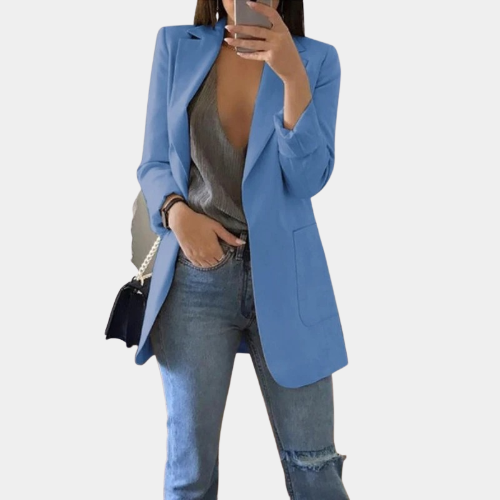 Relaxed Fit Casual Blazer for Women