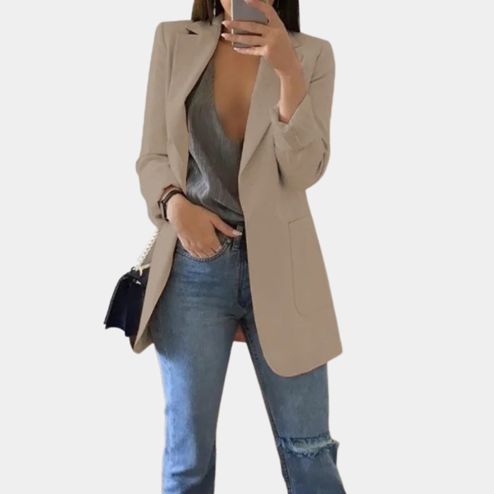 Relaxed Fit Casual Blazer for Women