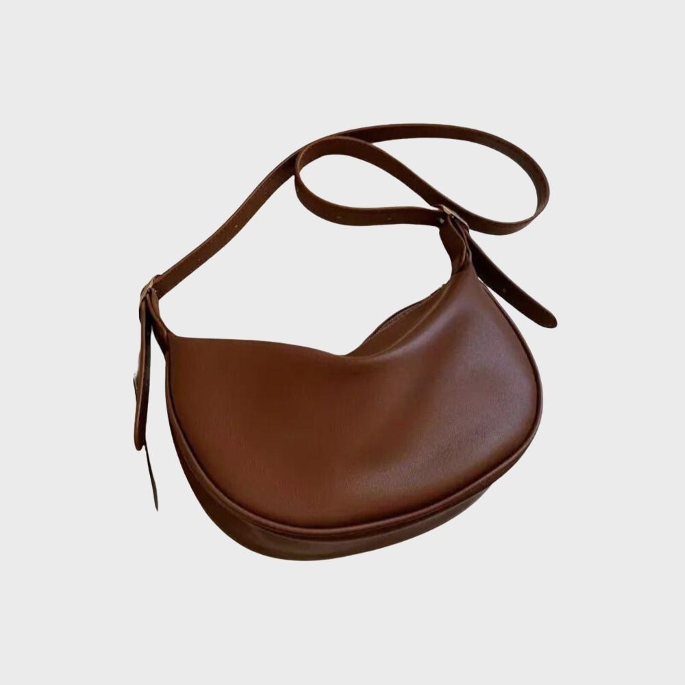 Stylish Vegan Leather Crossbody Bag – Elegant Minimalist Design