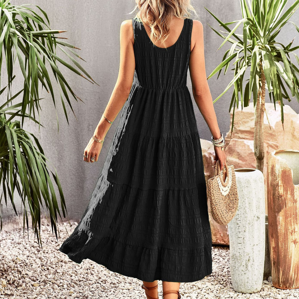 Joebelle Summer Sleeveless Midi Dress
