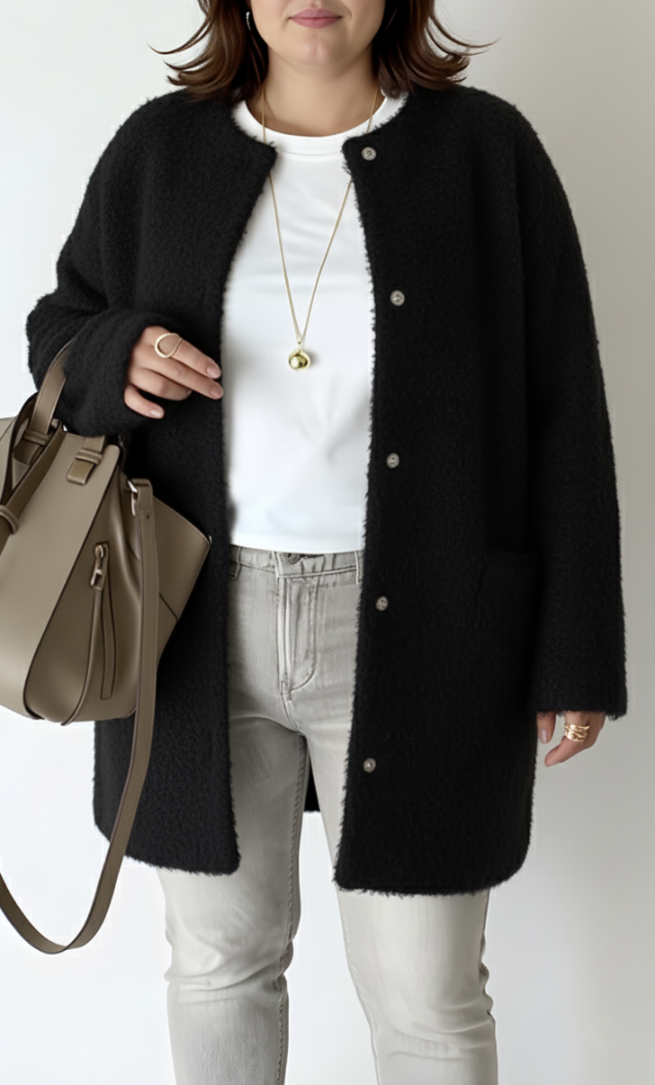 Stylish Oversized Knit Cardigan for Women | Plus Size Available