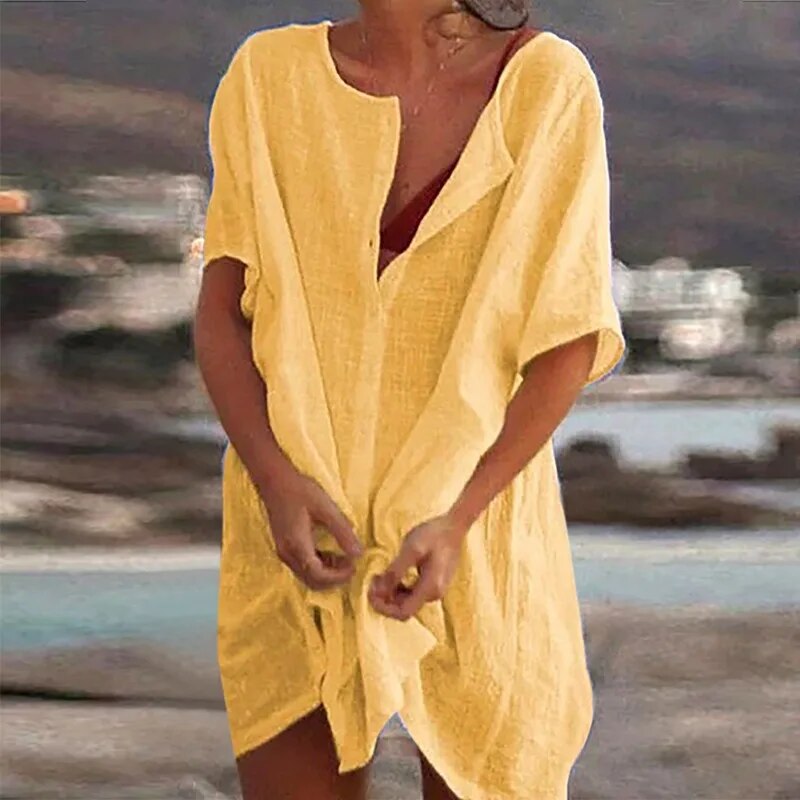 Kayla Casual Cotton Dress