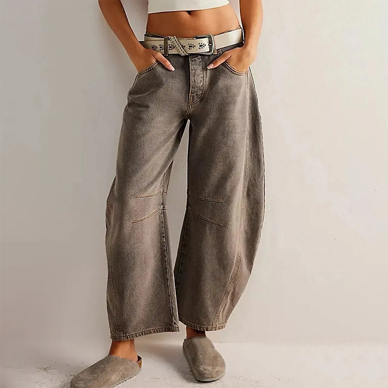 Deloise - Women's Comfortable Wide-Leg Jeans