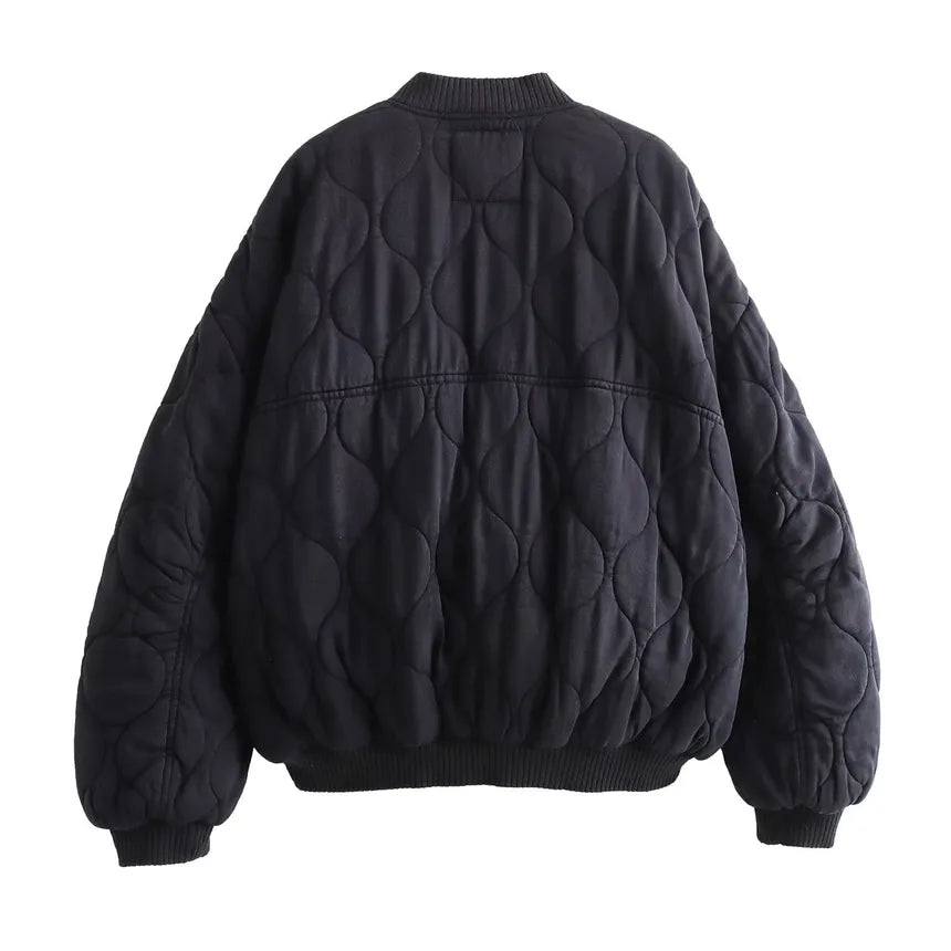 Destiny Round Neck Cotton Jacket