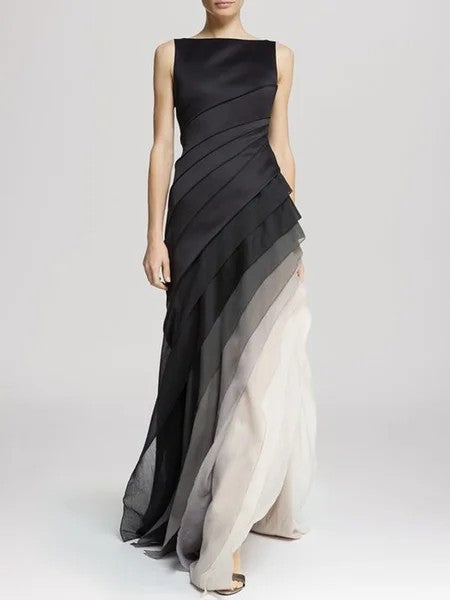 Chic Ombre Tiered Dress