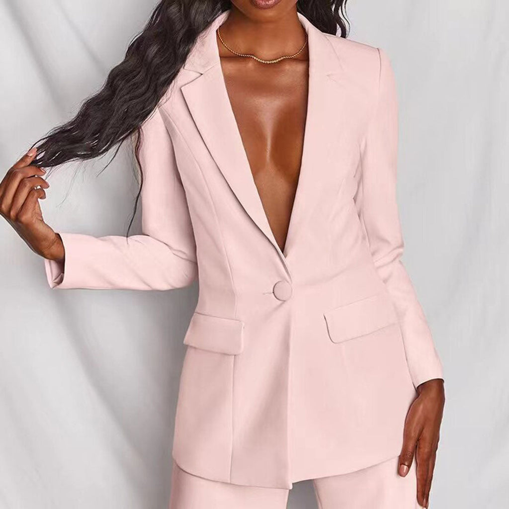 Hayley - Stylish Women's Two-Piece Blazer and Trousers Set
