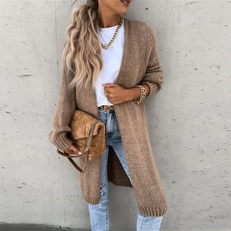 Ultimate Comfort Women's Soft Long Knit Cardigan