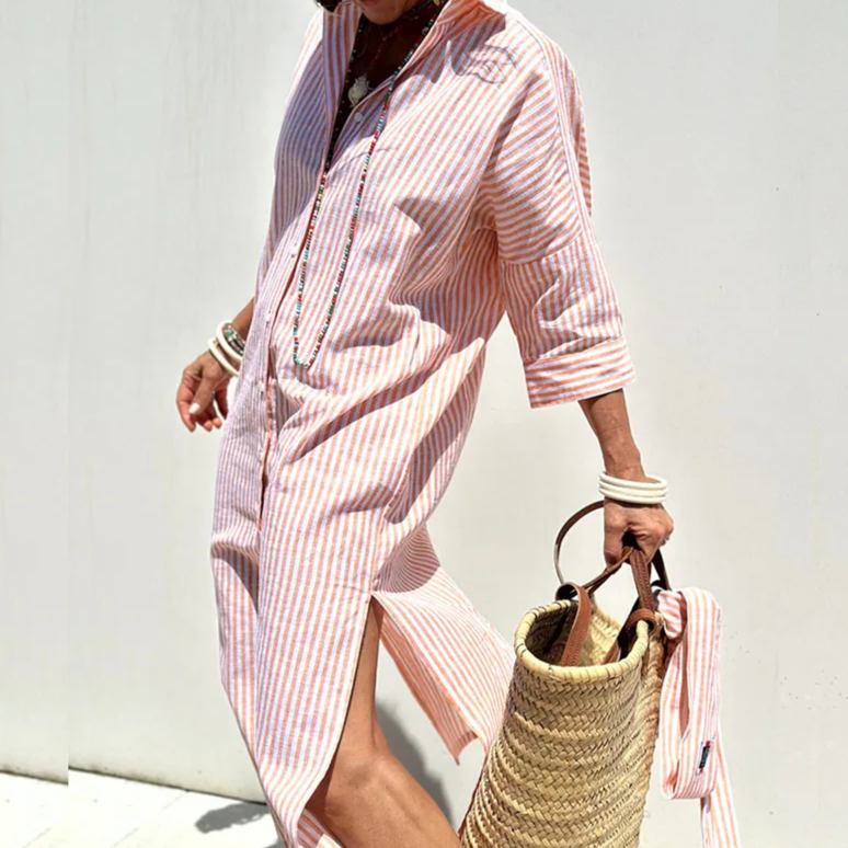 Neda - Chic Striped Dress