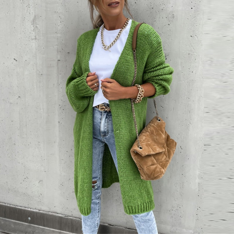 Ultimate Comfort Women's Soft Long Knit Cardigan