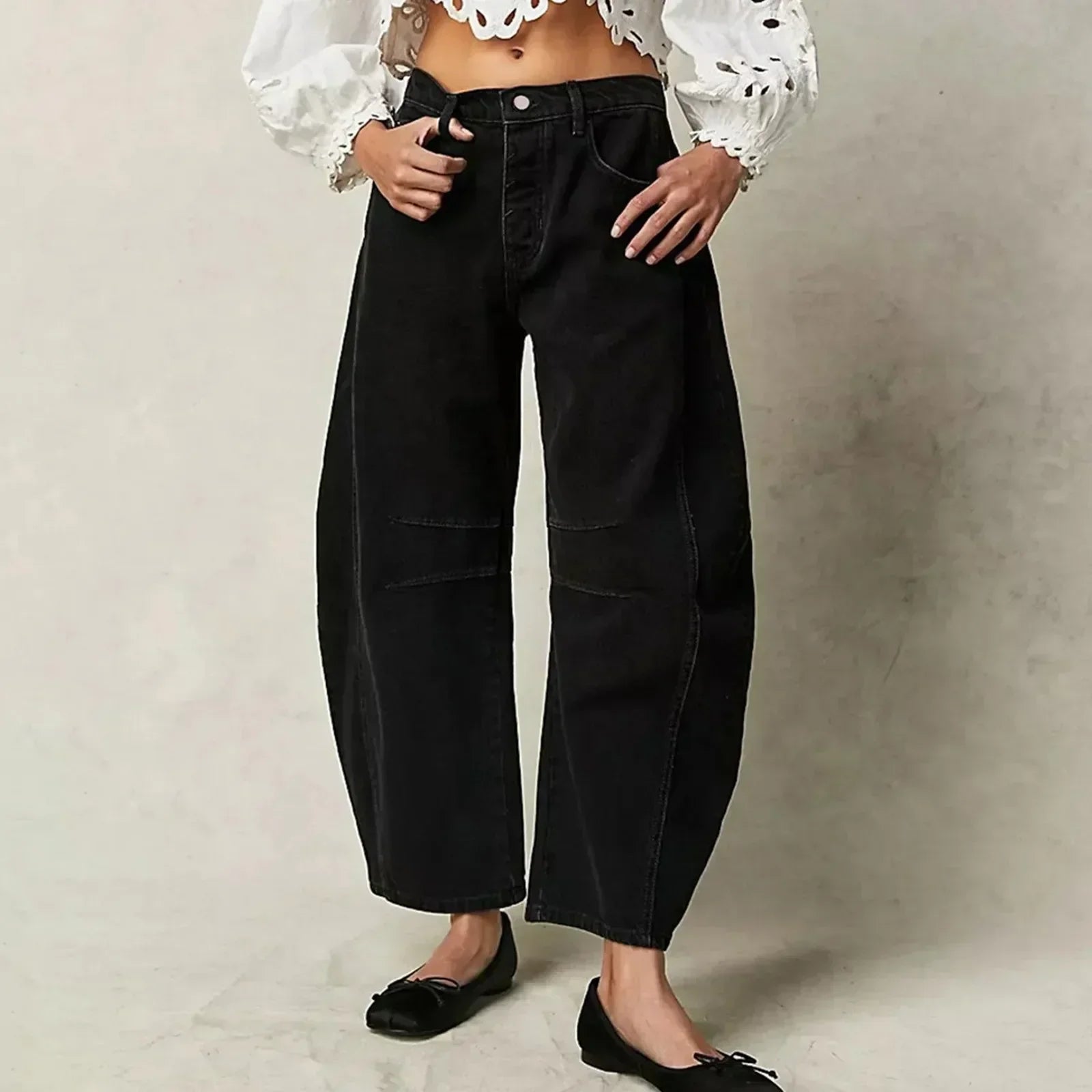 Deloise - Women's Comfortable Wide-Leg Jeans