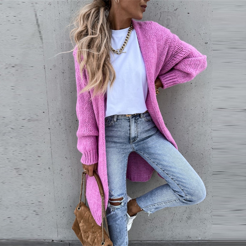 Ultimate Comfort Women's Soft Long Knit Cardigan