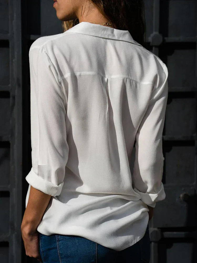 Elisa | Chic Long-Sleeve Blouse