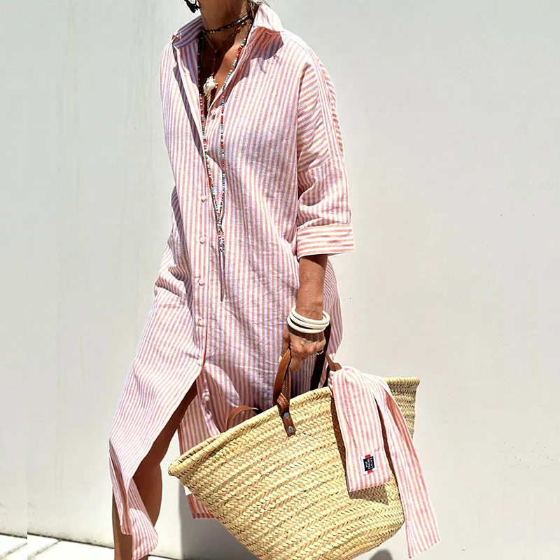 Neda - Chic Striped Dress