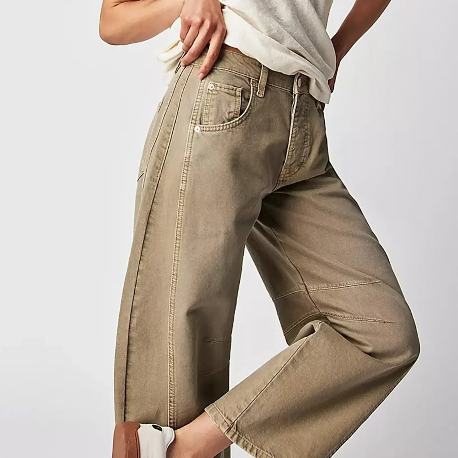 Deloise - Women's Comfortable Wide-Leg Jeans