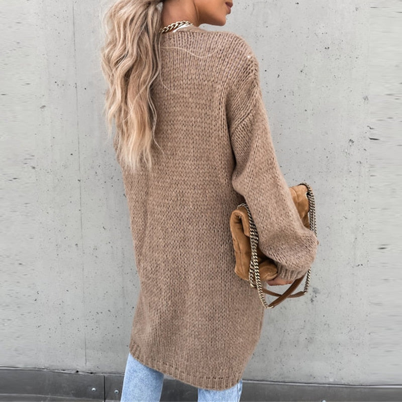 Ultimate Comfort Women's Soft Long Knit Cardigan