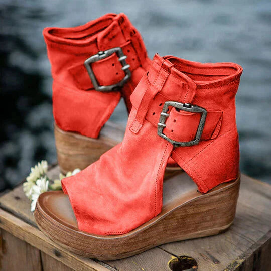 Women's Bohemian-Inspired Wedge Sandals