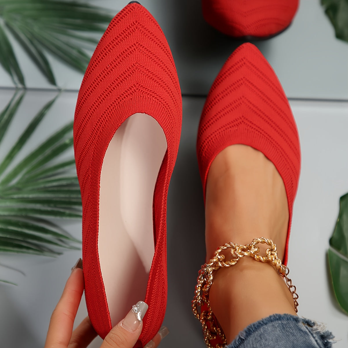 Cozy Women's Slip-On Ballet Flats