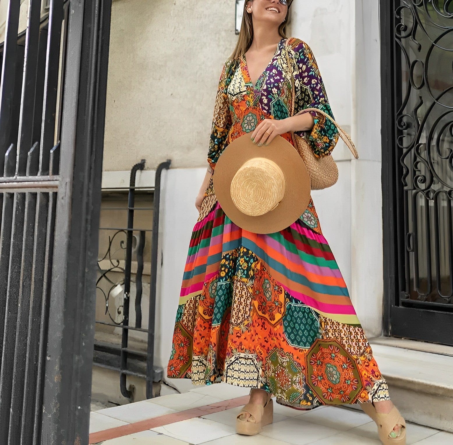 Chic Bohemian-Inspired Dress
