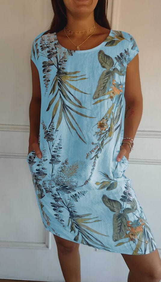 Cozy Round Neck Dress