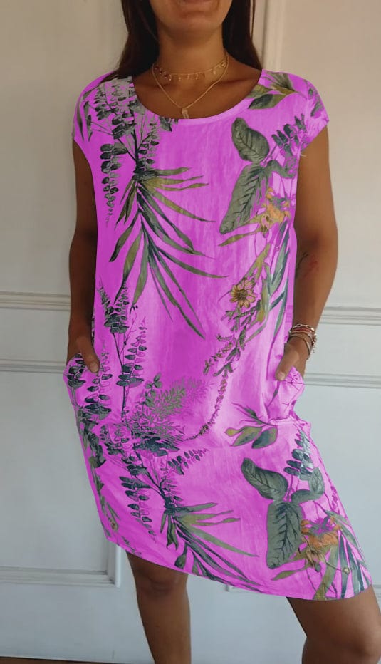 Cozy Round Neck Dress