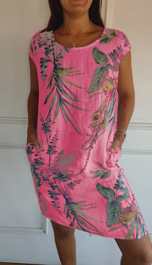 Cozy Round Neck Dress
