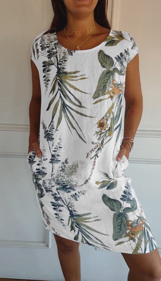 Cozy Round Neck Dress