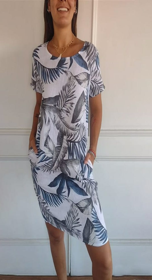 Cozy Round Neck Dress