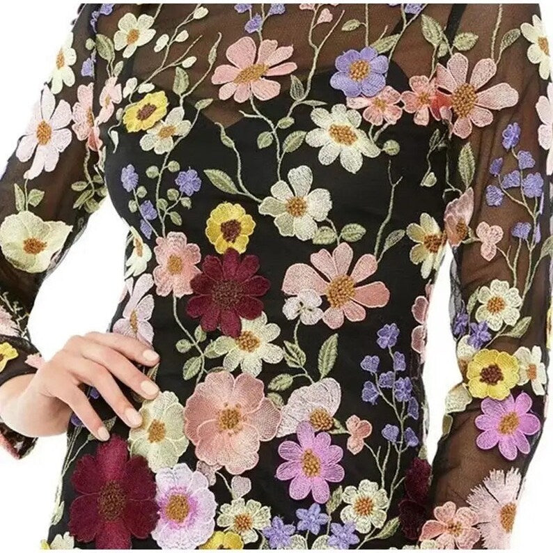 One-of-a-Kind Handcrafted Floral Dress