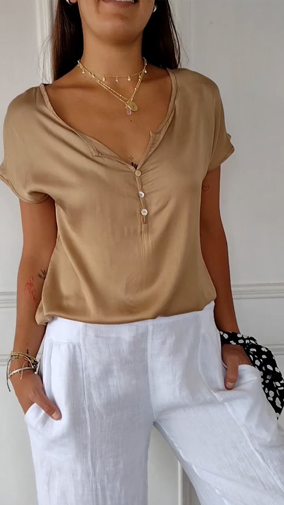 Cozy V-Neck Tee